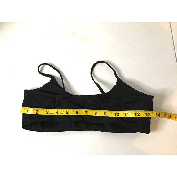 ENVYA- WOMEN'S BLACK BIKINI TOP SIZE MEDIUM - Picture 3 of 5